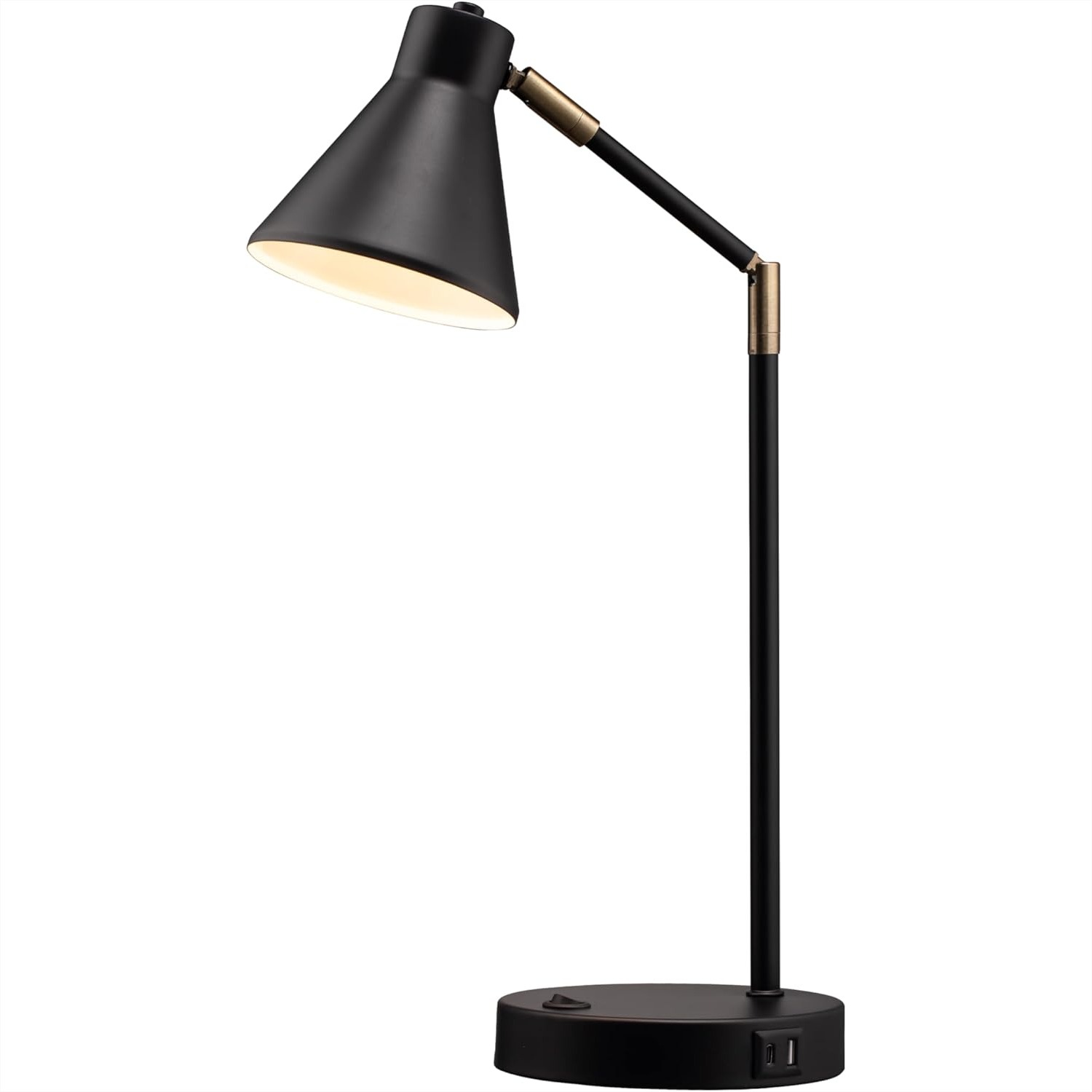 Home Office Desks - LED Desk Lamp with Dual USB