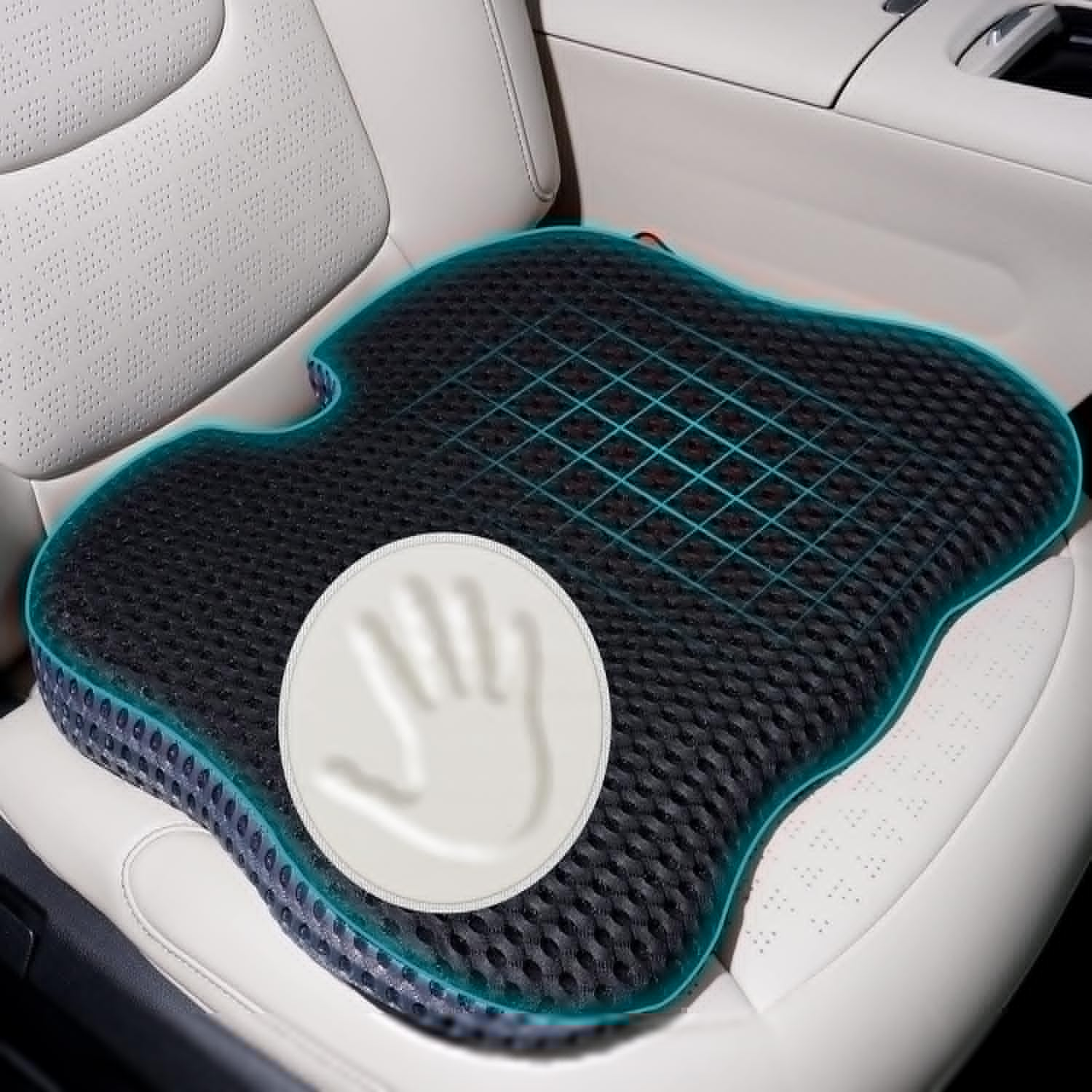 Mesh Back Cushion - Car Seat Cushion for Driving, Non-Slip