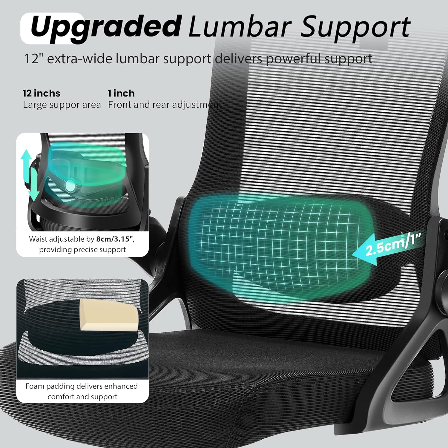Ergonomic Office Chair 400 LBS - Home Office Desks avaliação e preço