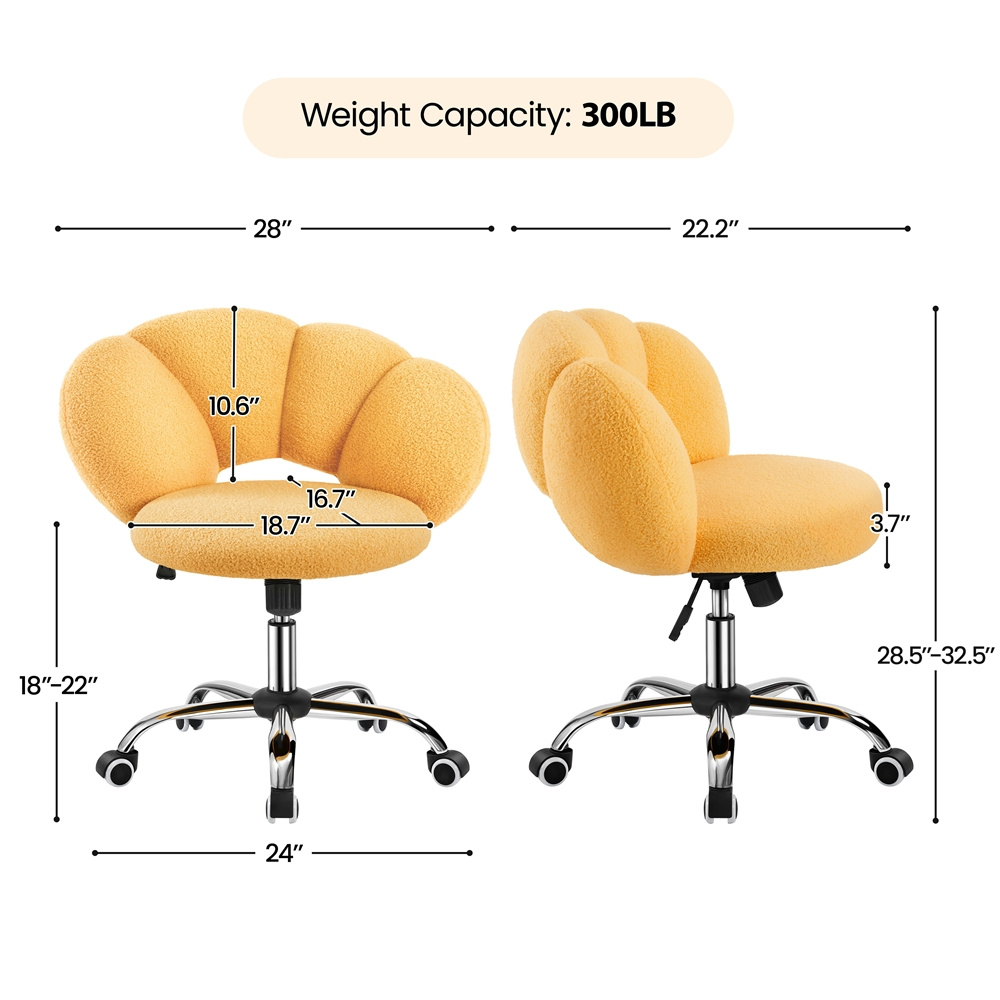 Cloud-Shaped Upholstered Vanit - Home Office Desks avaliação e preço