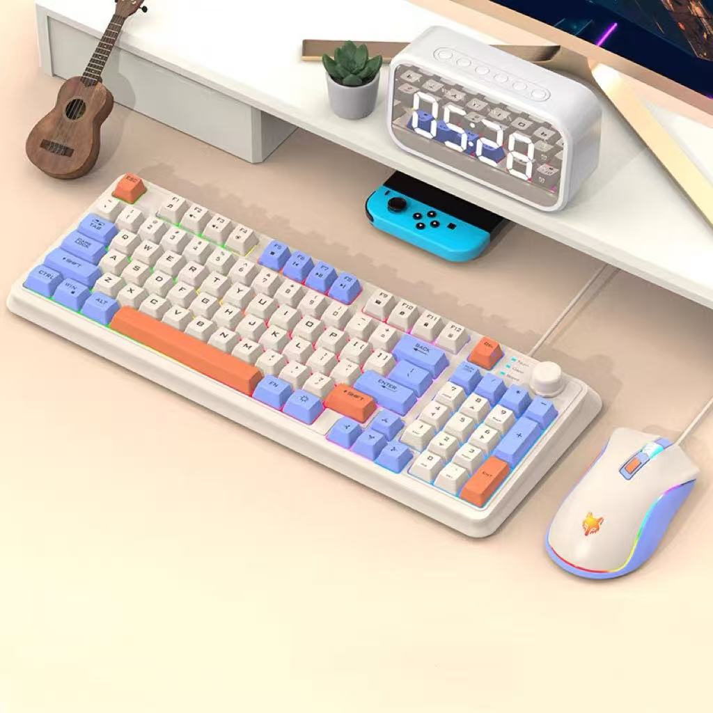 K820 USB Wired Gaming Keyboard - Home Office Uk Number avaliação e preço