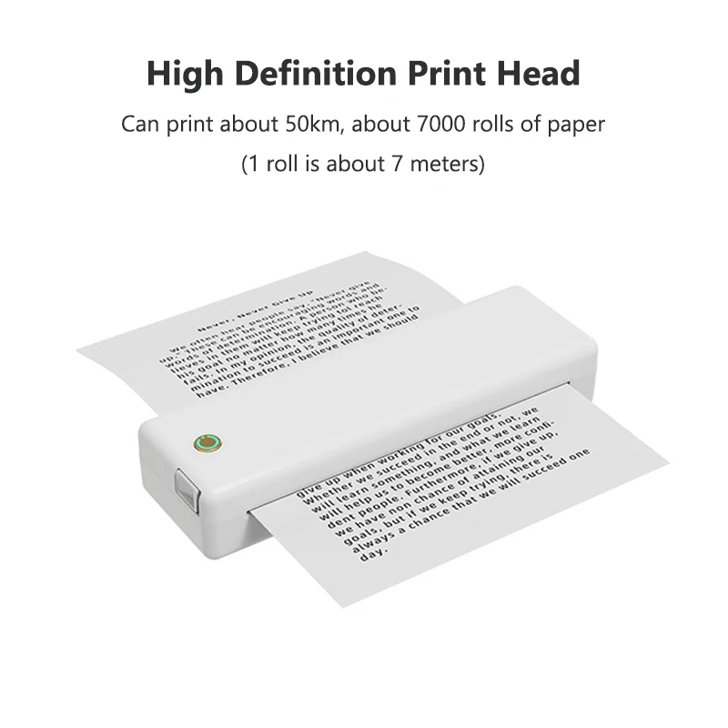 Portable A4 Thermal Printer Bl - Home Office Questions avaliação e preço