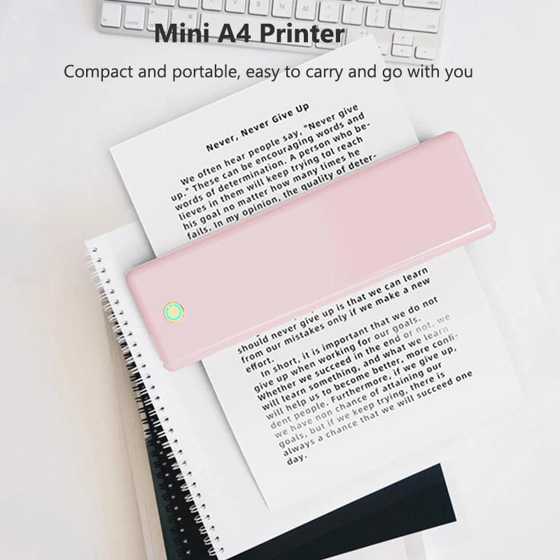 Portable A4 Thermal Printer Bl - Home Office Questions avaliação e preço