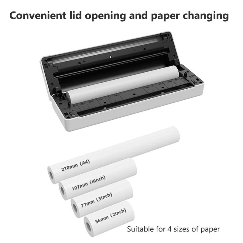 Portable A4 Thermal Printer Bl - Home Office Questions avaliação e preço