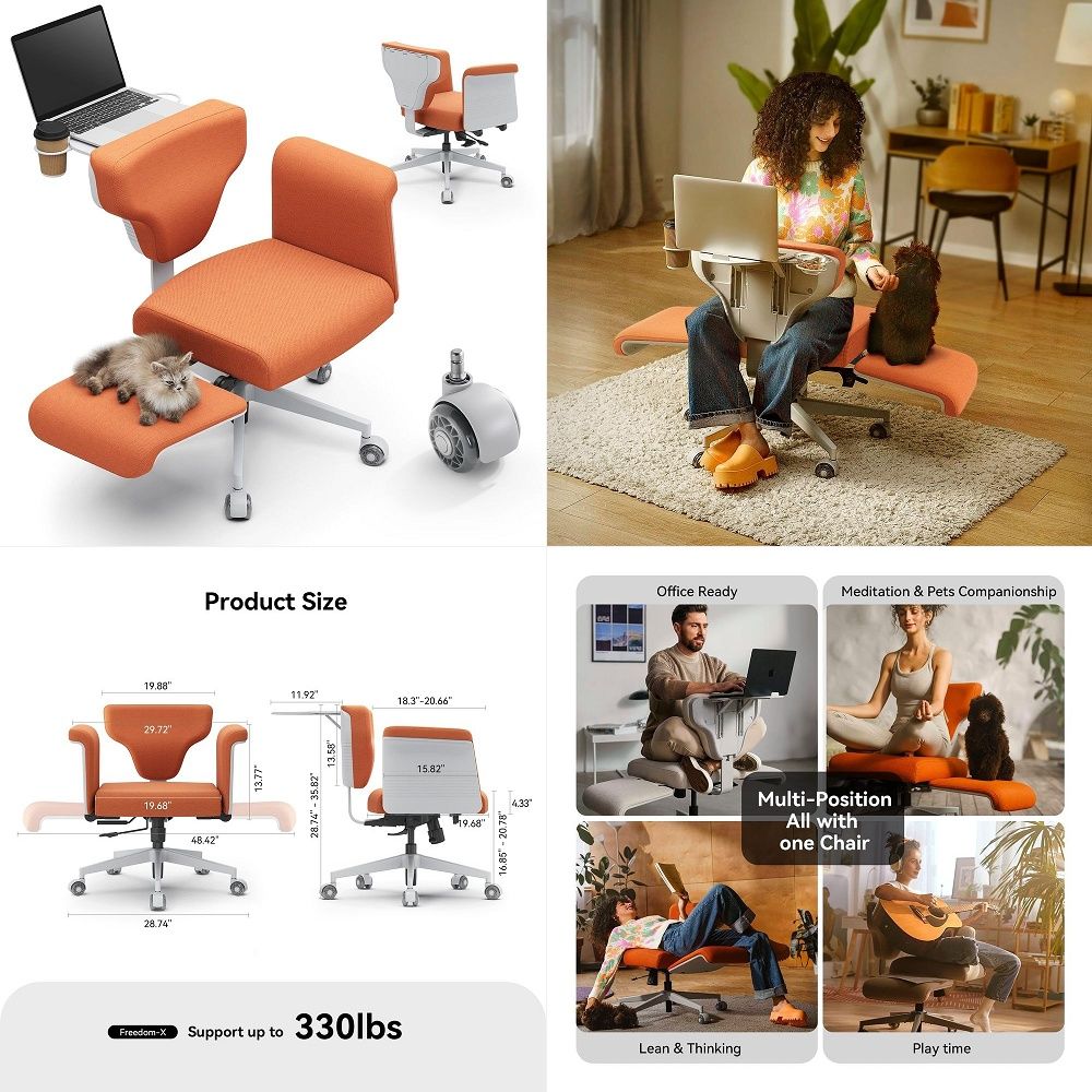 FreedomX Cross Legged Office D - Home Office Desks avaliação e preço