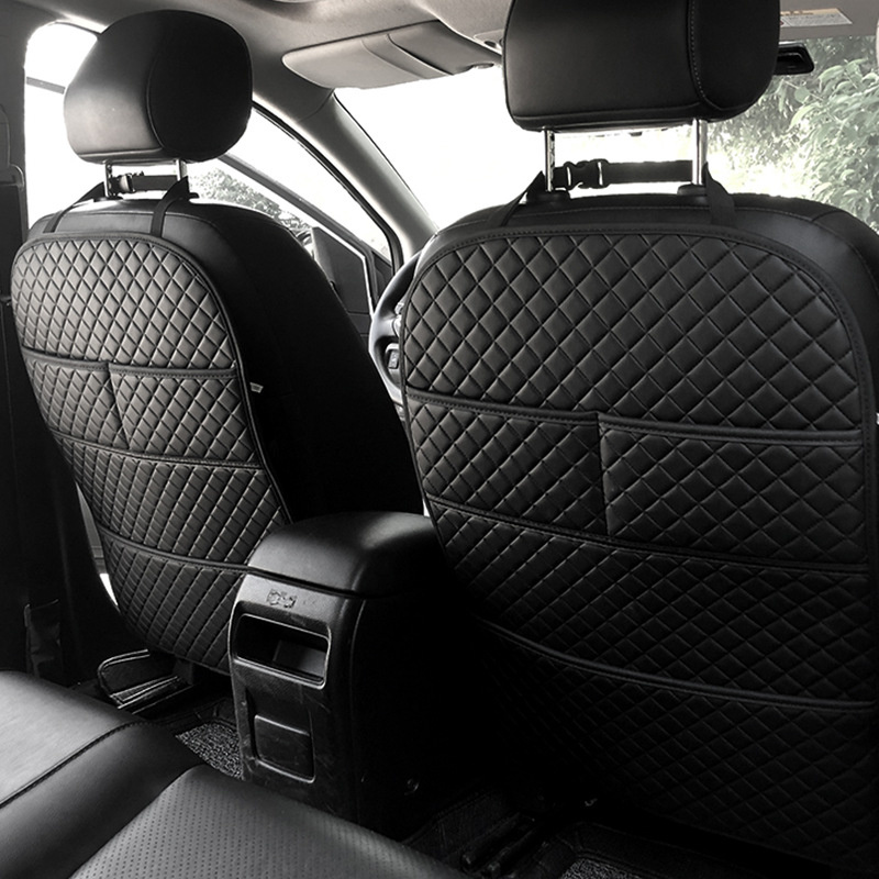 Car Anti Kicks Pad With Organi - Mesh Back Cushion avaliação e preço