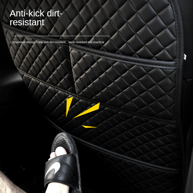 Car Anti Kicks Pad With Organi - Mesh Back Cushion avaliação e preço