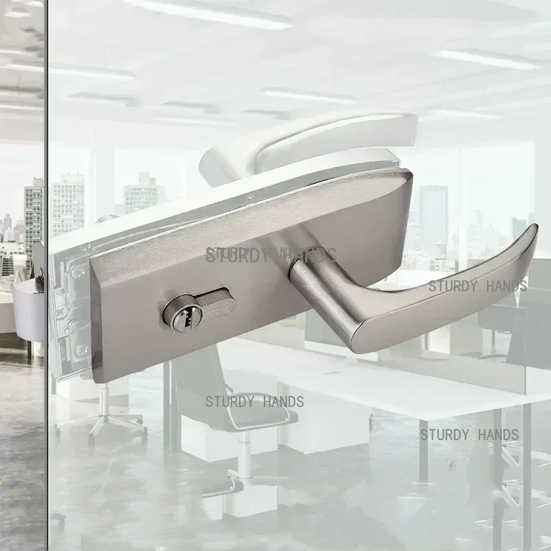 Office Glass Door Lock Bathroo - Home Office Immigration avaliação e preço