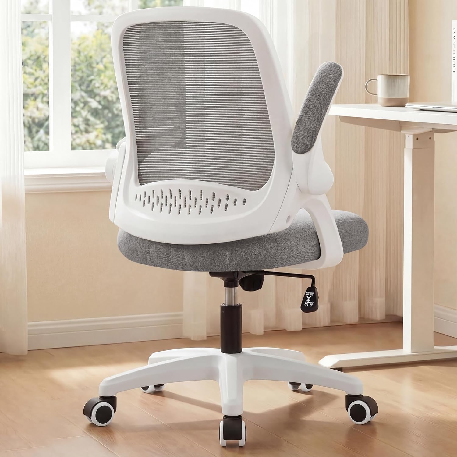 Ergonomic Mesh Office Chair wi - Home Office Desks avaliação e preço