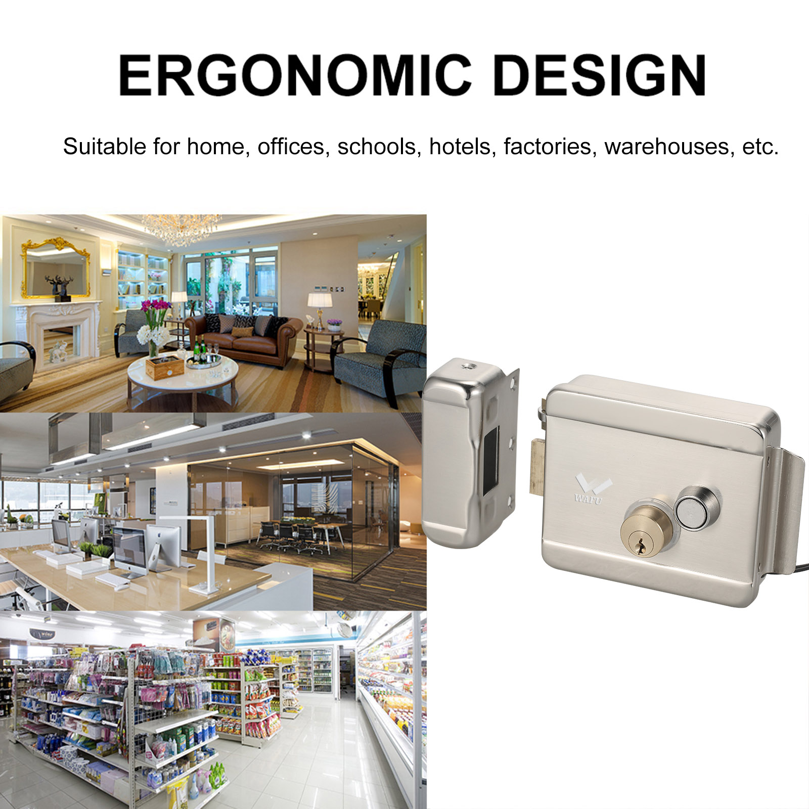 WAFU Smart Electric Gate Door  - Home Office Immigration avaliação e preço