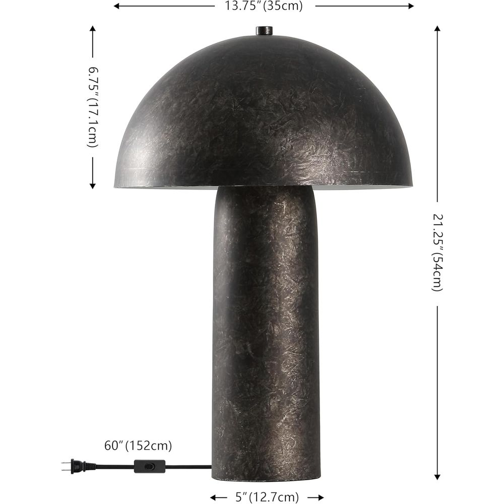 Antique Black 21-inch Mushroom - Home Office Desks avaliação e preço
