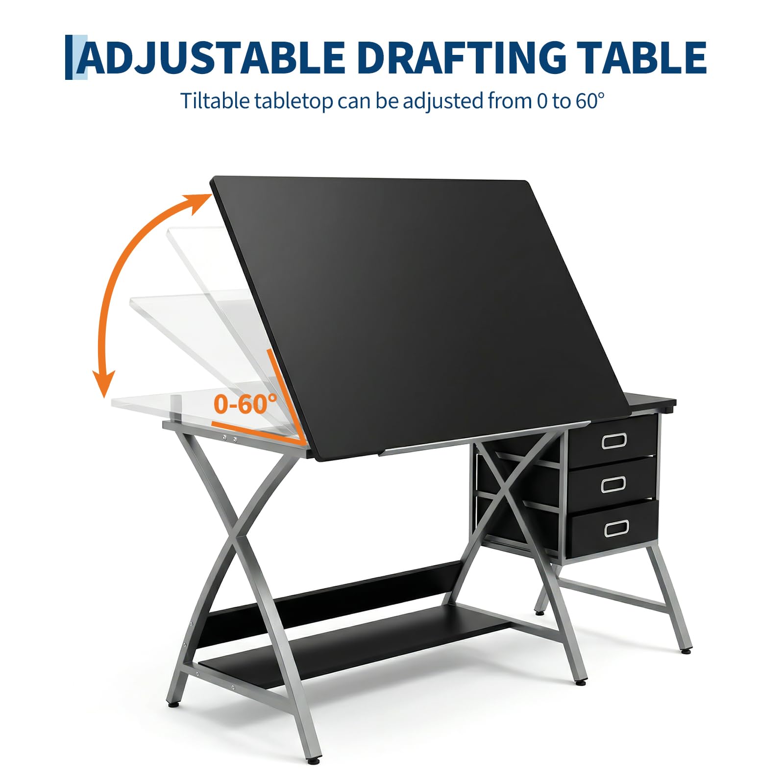 Tabletop Adjustable Drafting T - Home Office Desks avaliação e preço