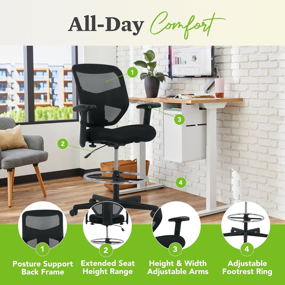 Ergonomic Mesh Standing Office - Home Office Desks avaliação e preço