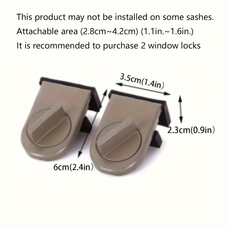 1pc Sliding lock, featuring an - Home Office Immigration avaliação e preço