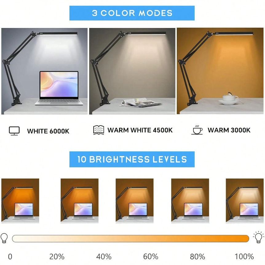 LED Desk Lamp For Home,Reading - Home Office Desks avaliação e preço