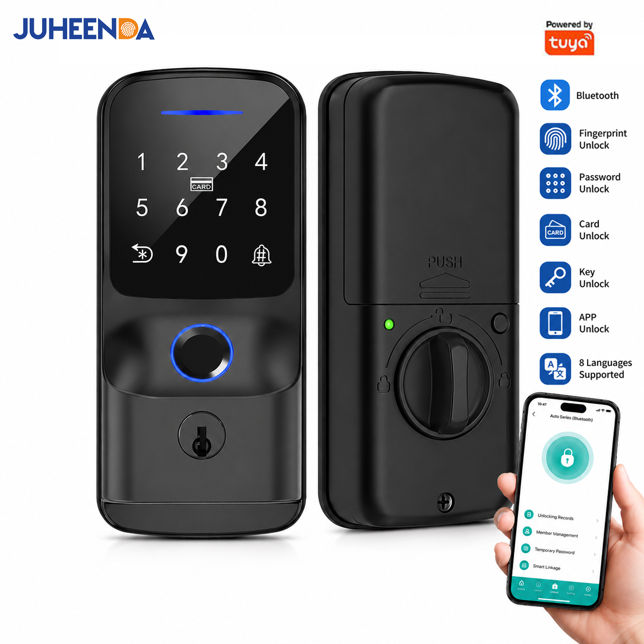 Tuya BLE WiFi Smart Door Lock  - Home Office Immigration avaliação e preço