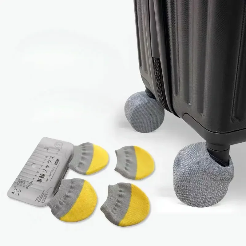4 Pcs Luggage Wheel Cover Mult - Home Office Immigration avaliação e preço