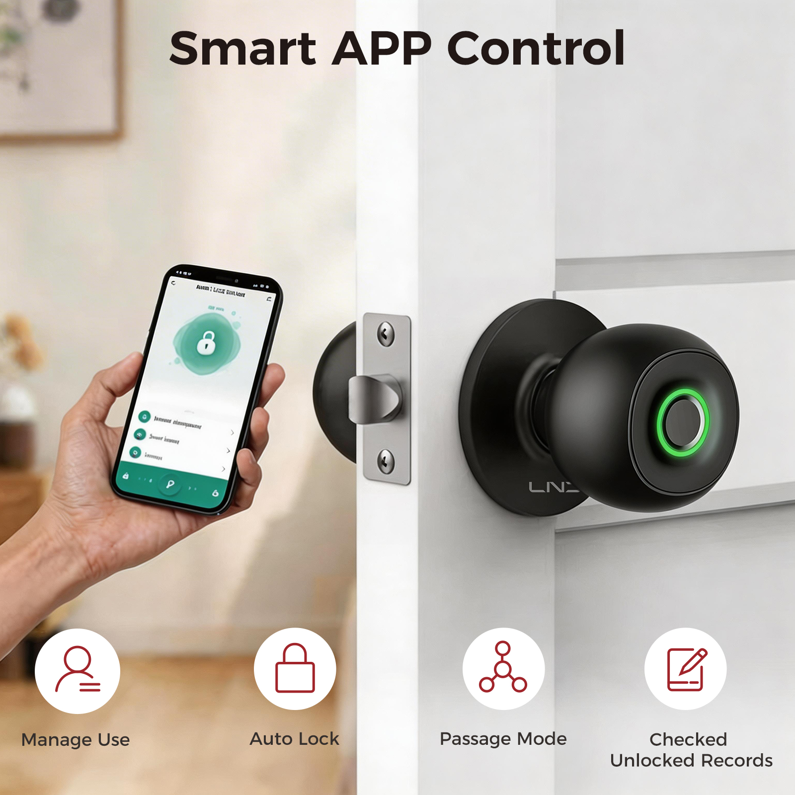 Fingerprint Door Lock Smart Ke - Home Office Immigration avaliação e preço
