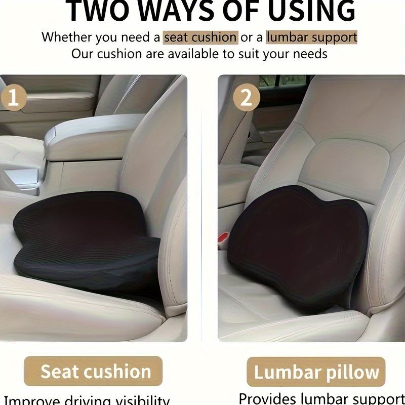 2-in-1 Car Seat Cushion Lumbar - Mesh Back Cushion avaliação e preço